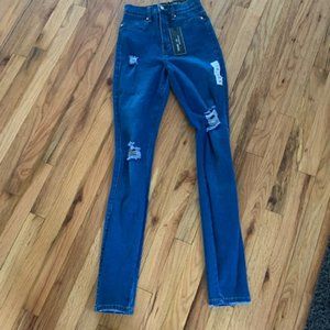 denim 4 us jeggings size 24 waist nwt